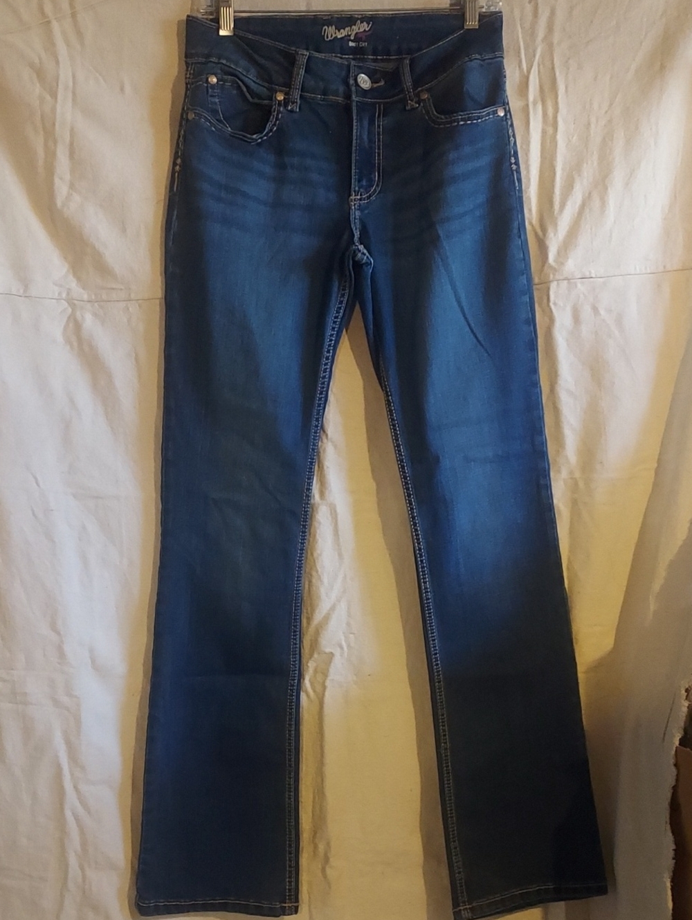 Wrangler Women's Dark Blue Bootcut Jeans
